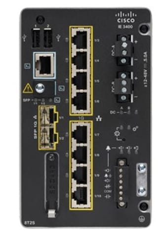 ⁨Cisco Catalyst IE3400 Managed L2 Gigabit Ethernet (10/100/1000) Black⁩ at Wasserman.eu