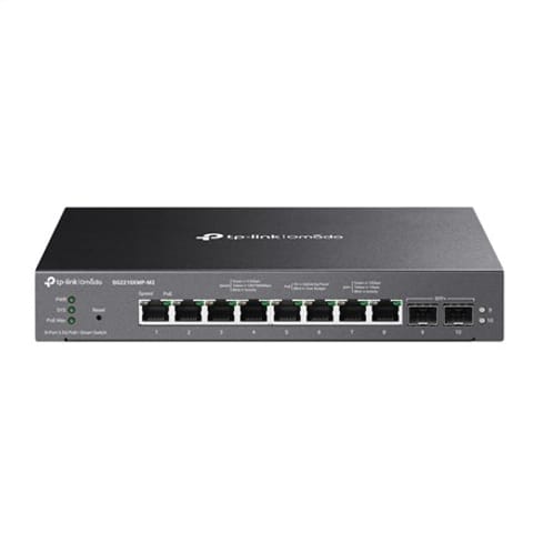 ⁨TP-Link Omada 8-Port 2.5GBASE-T and 2-Port 10GE SFP+ Smart Switch with 8-Port PoE+⁩ at Wasserman.eu