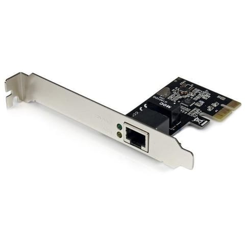 ⁨StarTech.com 1 Port PCI Express PCIe Gigabit Network Server Adapter NIC Card - Dual Profile⁩ at Wasserman.eu