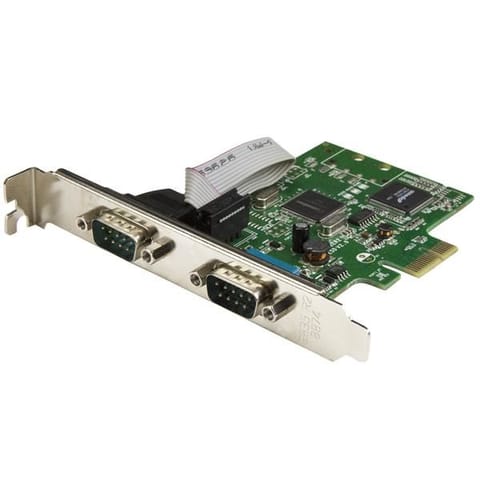 ⁨StarTech.com 2-Port PCI Express Serial Card with 16C1050 UART - RS232⁩ at Wasserman.eu