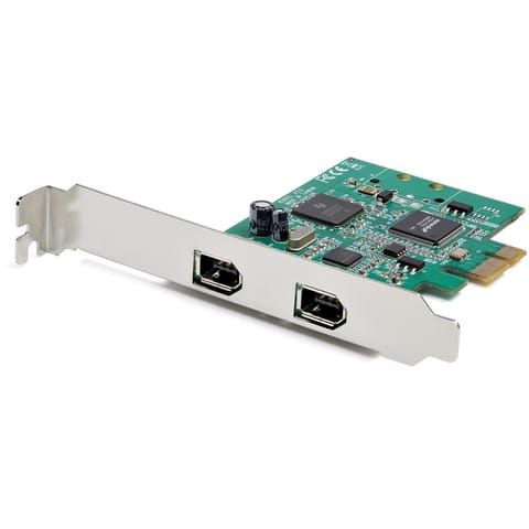 ⁨2 PORT PCIE FIREWIRE CARD/TI TSB82AA2 CHIPSET-WIN/MAC⁩ w sklepie Wasserman.eu