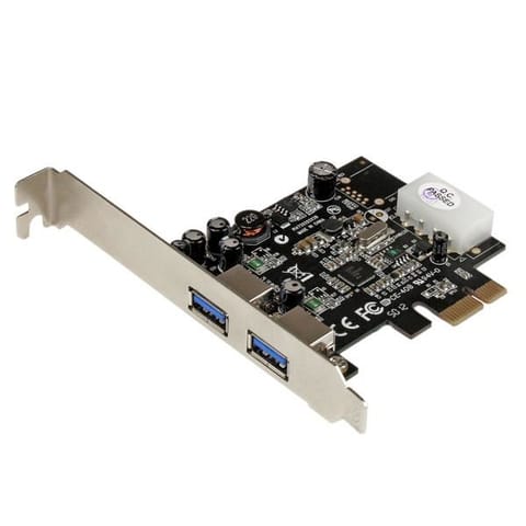 ⁨StarTech.com 2 Port PCI Express (PCIe) SuperSpeed USB 3.0 Card Adapter with UASP - LP4 Power⁩ at Wasserman.eu