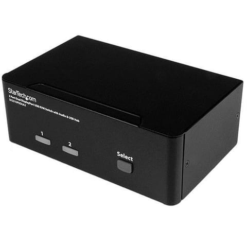 ⁨StarTech.com 2-Port DisplayPort Dual-Monitor KVM Switch - 4K 60Hz⁩ at Wasserman.eu