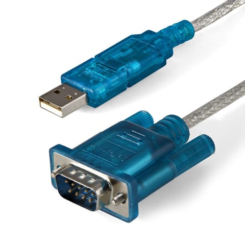 ⁨StarTech.com 3ft (91cm) 1-Port USB to RS232 DB9 Serial Adapter Cable, USB to Serial Adapter Cable - M/M⁩ at Wasserman.eu