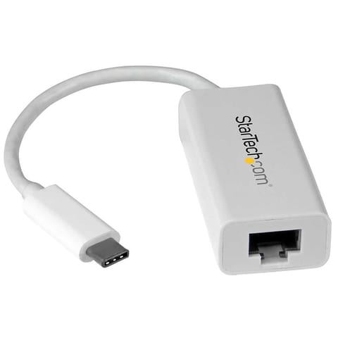 ⁨StarTech.com USB-C to Gigabit Network Adapter - White⁩ at Wasserman.eu