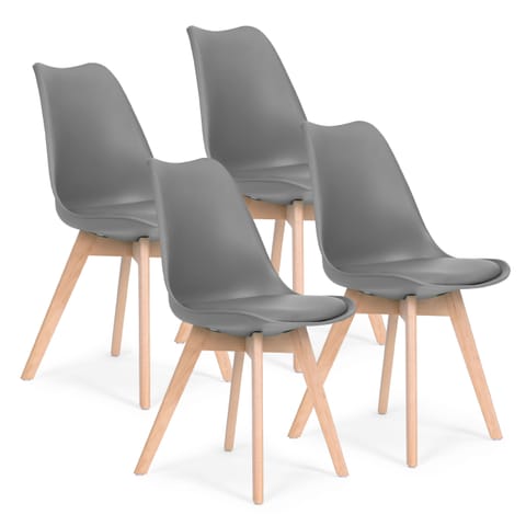 ⁨Set of 4 chairs with pillow 4pcs. ModernHome⁩ at Wasserman.eu
