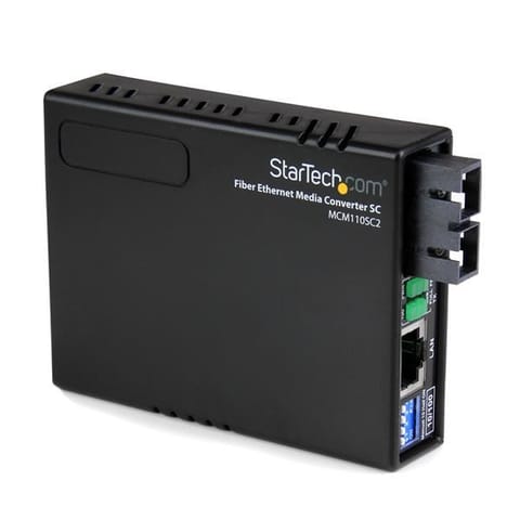 ⁨StarTech.com 10/100 Multi Mode Fiber Ethernet Media Converter SC 2 km⁩ at Wasserman.eu