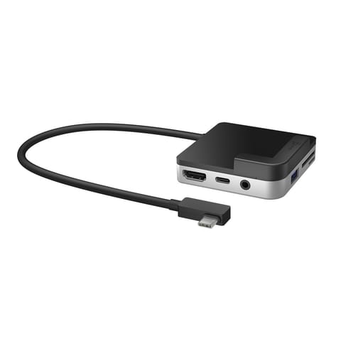 ⁨j5create JCD612 USB-C™ to 4K 60 Hz HDMI™ Travel Dock for iPad Pro®, includes 1x HDMI port and 2x USB ports, Black and Silver⁩ at Wasserman.eu