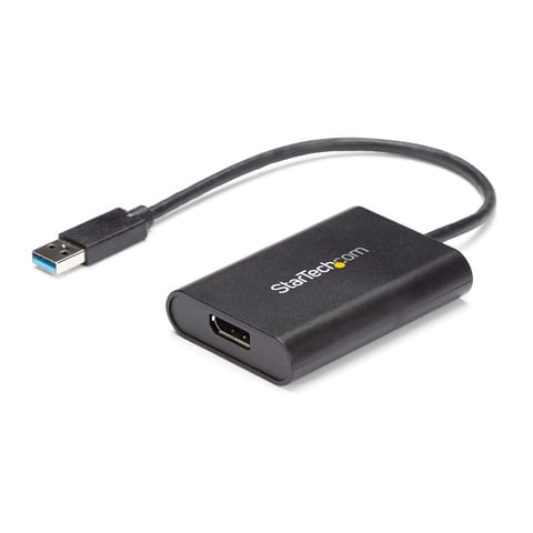 ⁨StarTech.com USB32DPES2 zewnętrzna karta graficzna usb 3840 x 2160 px Czarny⁩ w sklepie Wasserman.eu