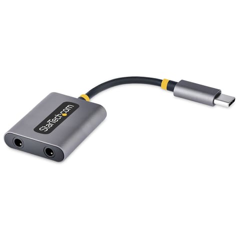 ⁨USB-C HEADPHONE SPLITTER/C TO DUAL 3.5MM AUDIO ADAPTER⁩ at Wasserman.eu