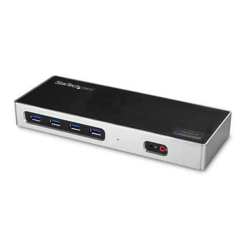 ⁨StarTech.com USB-C & USB-A Dock - Dual Monitor 4K 60Hz Dock DisplayPort + HDMI - Hybrid USB 3.0 Docking Station for USB-C or USB-A Laptops - 6x USB Type-A, GbE - USB 3.1 Gen 1 - Mac/Windows⁩ at Wasserman.eu