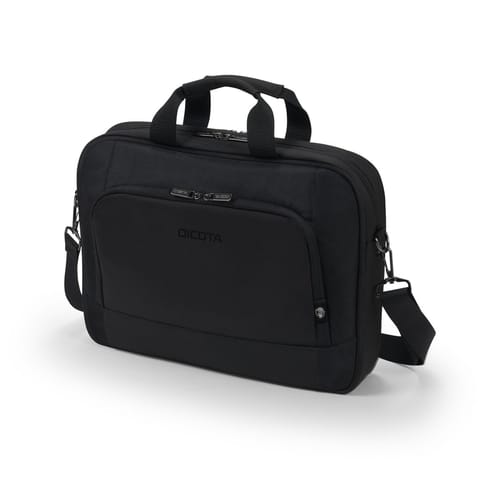 ⁨DICOTA Eco Top Traveller BASE 39.6 cm (15.6") Toploader bag Black⁩ at Wasserman.eu