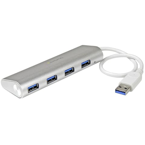 ⁨StarTech.com 4-Port USB Hub, USB A to 4x USB-A Ports, USB 5Gbps, Rugged Design, Bus-Powered, Portable Laptop USB 3.0 Hub⁩ at Wasserman.eu