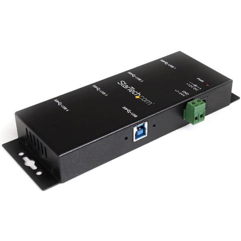 ⁨StarTech.com ST4300USBM huby i koncentratory USB 3.2 Gen 1 (3.1 Gen 1) Type-B 5000 Mbit/s Czarny⁩ w sklepie Wasserman.eu