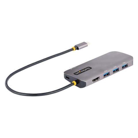 ⁨Adapter stacja dokująca StarTech 127B-USBC-MULTIPORT Przewodowa USB 3.2 Gen 1 (3.1 Gen 1) Type-C Szary⁩ w sklepie Wasserman.eu