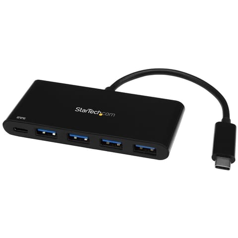 ⁨USB 3.0 HUB 4 PORTS W/PD 2.0/C TO 4X A⁩ w sklepie Wasserman.eu