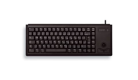 ⁨CHERRY G84-4400 klawiatura Uniwersalne USB QWERTY US English Czarny⁩ w sklepie Wasserman.eu