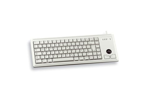 ⁨CHERRY G84-4400 klawiatura Uniwersalne PS/2 QWERTY US English Szary⁩ w sklepie Wasserman.eu