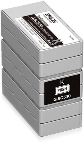 ⁨Epson GJIC5(K): Ink cartridge for ColorWorks C831 and GP-M831 (Black)⁩ at Wasserman.eu