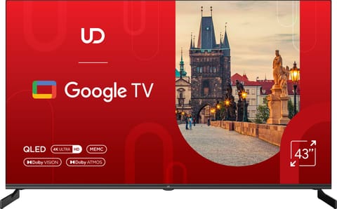 ⁨Telewizor 43" UD 43QGU7210S 4K UltraHD, Q-LED, DVB-T/T2/C⁩ w sklepie Wasserman.eu