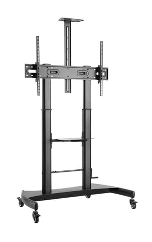 ⁨HEIGHT ADJUSTABLE PRO TV CART/UP TO 100IN SIZE DISPLAY⁩ w sklepie Wasserman.eu