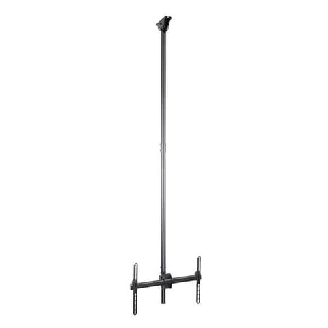 ⁨StarTech.com TV Ceiling Mount - Full-Motion Universal Hanging Single Screen Mount with Adjustable Telescopic Long Pole - Tilt / Swivel - VESA Bracket for 32”-75" Displays⁩ at Wasserman.eu