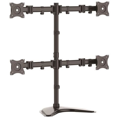 ⁨QUAD MONITOR STAND - STEEL/.⁩ at Wasserman.eu