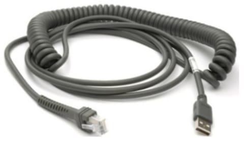 ⁨CABLE - SHIELDED USB: SERIES A CONNECTOR, 15FT. (4.6M), COILED⁩ w sklepie Wasserman.eu