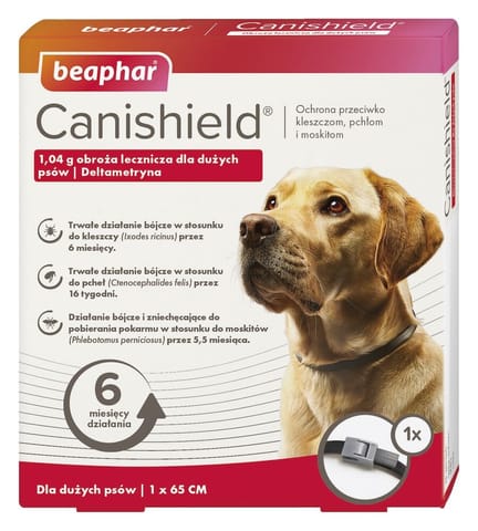 ⁨BEAPHAR Canishield L - deltamethrin therapeutic collar for dogs - 65 cm⁩ at Wasserman.eu