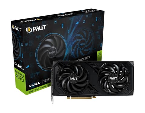 ⁨Palit NED4070019K9-1047D karta graficzna NVIDIA GeForce RTX 4070 12 GB GDDR6X⁩ w sklepie Wasserman.eu