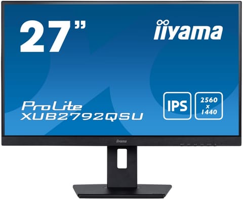 ⁨iiyama XUB2792QSU-B5 computer monitor 68.6 cm (27") 2560 x 1440 pixels Full HD LED Black⁩ at Wasserman.eu