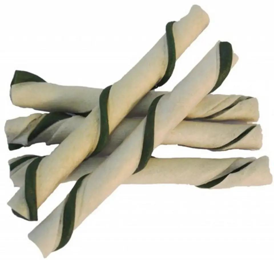 ⁨Magnum Rawhide Rollstick Sticks 12,5cm/40pcs Green [16401]⁩ at Wasserman.eu