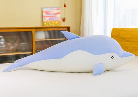 ⁨Maskotka Pluszowy Delfin Niebeiski 30 cm⁩ w sklepie Wasserman.eu