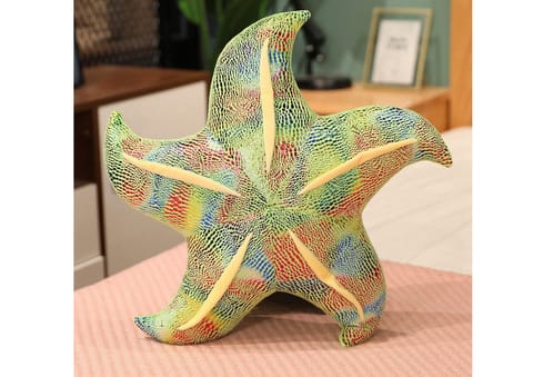 ⁨Maskotka Pluszowa Rozgwiazda Zielona Poduszka 20 cm⁩ w sklepie Wasserman.eu