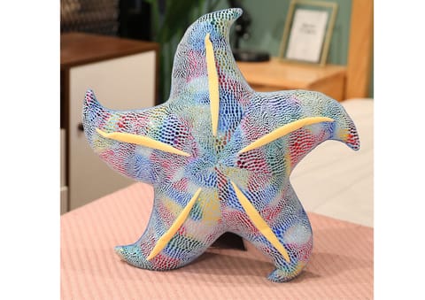 ⁨Maskotka Pluszowa Rozgwiazda Niebieska Poduszka 45 cm⁩ w sklepie Wasserman.eu