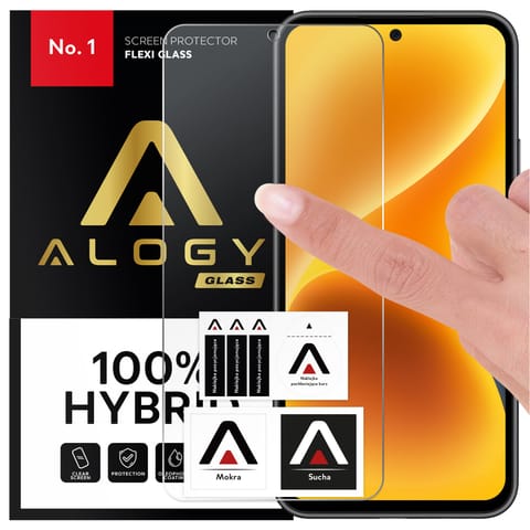 ⁨Szkło hybrydowe do Samsung Galaxy A54 5G na ekran Alogy Flexi Glass 9H Case Friendly płaskie na ekran⁩ w sklepie Wasserman.eu