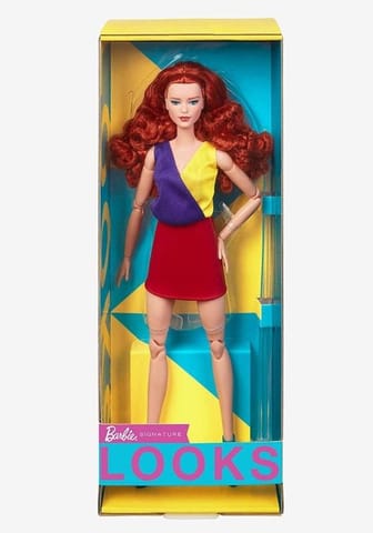 ⁨Barbie Looks Lalka ruda kręcone włosy⁩ w sklepie Wasserman.eu