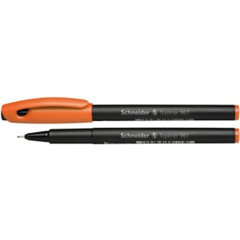 ⁨Cienkopis Schneider Topliner 967 0.4mm pomarańczowy⁩ w sklepie Wasserman.eu