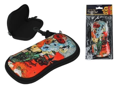 ⁨Etui na okulary - V. van Gogh, Róże i zawilce  (CARMANI)⁩ w sklepie Wasserman.eu