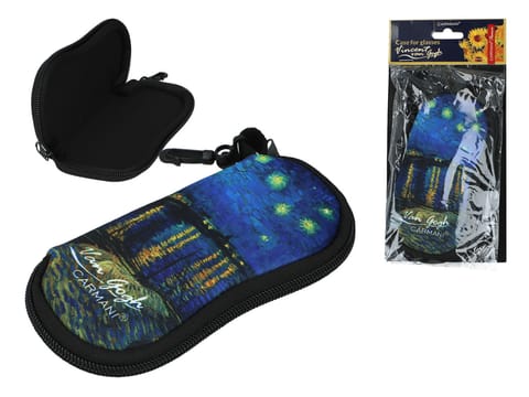 ⁨Etui na okulary - V. van Gogh, Gwiaździsta Noc nad Rodanem (CARMANI)⁩ w sklepie Wasserman.eu