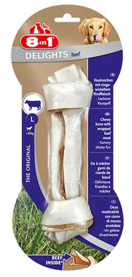 ⁨8in1 Delights Beef Bone L 1 pc [T108825]⁩ at Wasserman.eu