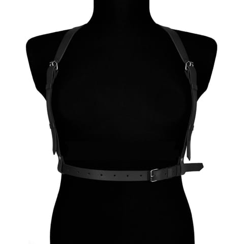 ⁨Leather harness Melisa black⁩ at Wasserman.eu