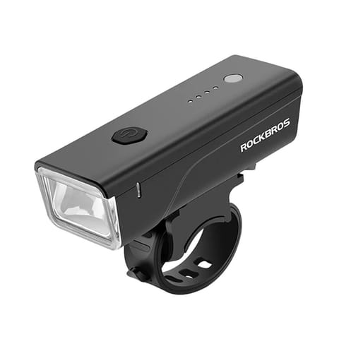 ⁨Lampka rowerowa przednia 260lm + kabel USB-C 4 tryby pracy⁩ w sklepie Wasserman.eu