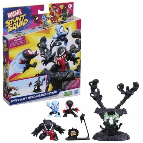 ⁨Zestaw figurek Stunt Squad Marvel Spider Man Venom⁩ w sklepie Wasserman.eu