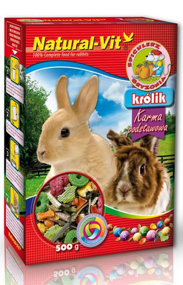 ⁨Natural-Vit Graubünden Granary - Rabbit 500g⁩ at Wasserman.eu