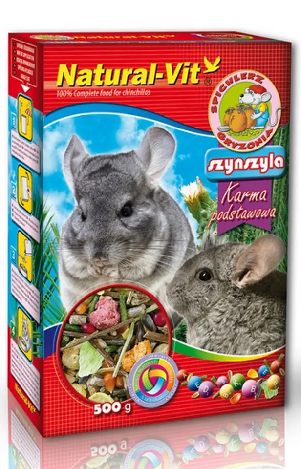 ⁨Natural-Vit Granary Rodent - Chinchilla 500g⁩ at Wasserman.eu