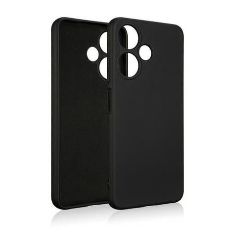 ⁨Beline Etui Silicone Infinix Hot 30Iczarny/black⁩ w sklepie Wasserman.eu