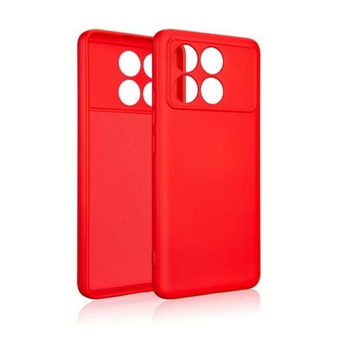 ⁨Beline Etui Silicone Poco X6 Proczerwony/red⁩ w sklepie Wasserman.eu