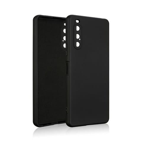 ⁨Beline Etui Silicone Sony Xperia 10 Vczarny/black⁩ w sklepie Wasserman.eu