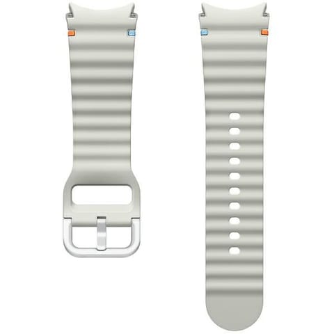 ⁨Pasek Sport Band Samsung ET-SNL30SSEGEU do Watch7 / 6 / 5 / 4 20mm S/M srebrny/silver⁩ w sklepie Wasserman.eu